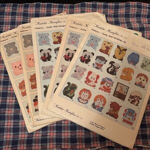 Kiddie Komfies Quilt, Wallhanging, etc Uncut Patterns Bundle of 5!